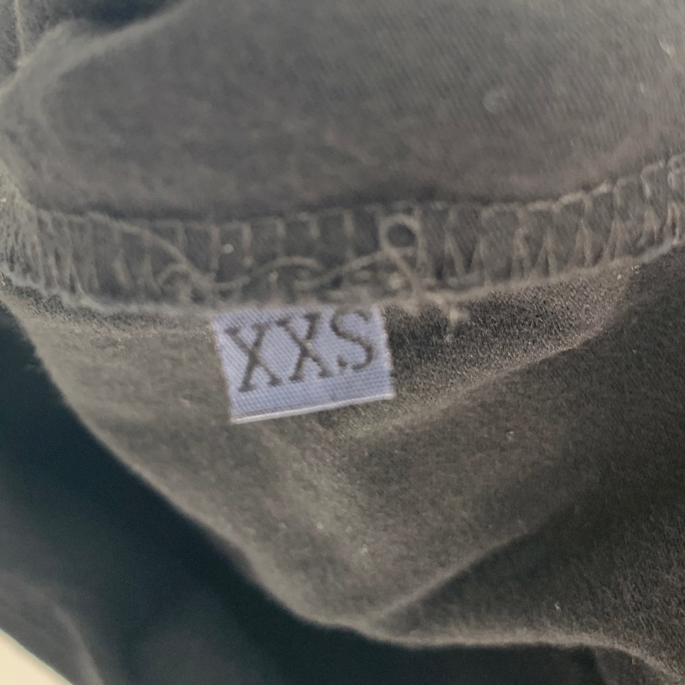 AALIYAH x REVOLVE Aaliyah Crop Top Size XXS / XS Black Classic Stretch NEW - Picture 5 of 6